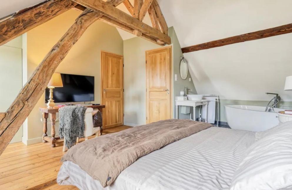 Maison De Charme Beaumont, Proche Deauville Ngoại thất bức ảnh